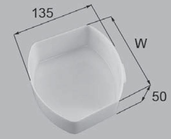 LIXIL（トステム）　LEミラー用トレイRW600　【品番：QUA36RW600】