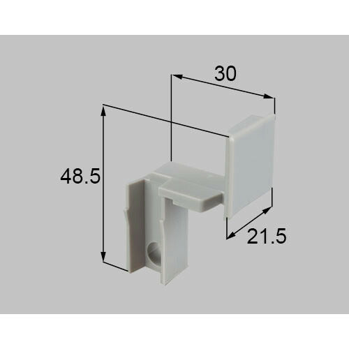 【メール便対応】LIXIL（トステム）　上部コーナーピースL　グレー　【品番：BMPY123L】