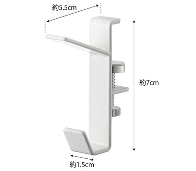 山崎実業　室内物干しフック タワー 2個組　ホワイト　【品番：05621】