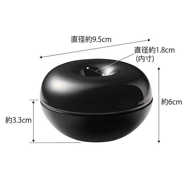 山崎実業　コバエ＆消臭 ポット タワー　ブラック　【品番：05741】