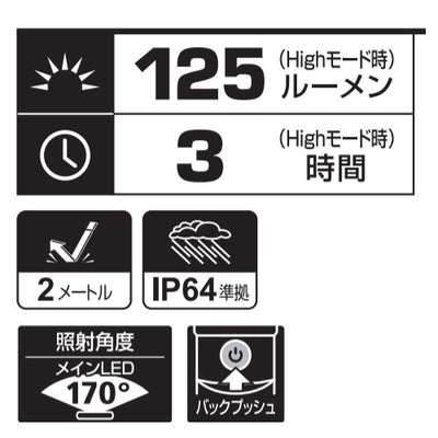 ジェントス　GENTOS　COB LED搭載充電式ワークライト GANZシリーズ　【品番：GZ-210】