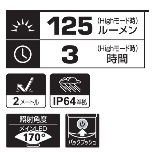 ジェントス　GENTOS　COB LED搭載充電式ワークライト GANZシリーズ　【品番：GZ-210】