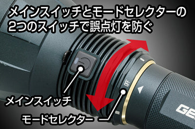 ジェントス　GENTOS　充電式高出力LEDライト "UT-618R"　【品番：UT-618R】
