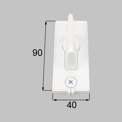 LIXIL（新日軽）　D型 内掛け受けセット（片開き用）　ホワイト　【品番：H8AAB0209】