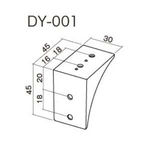 タカラ産業　DIYブロック 2方コーナー　ブラック　【品番：DY-001-K】○