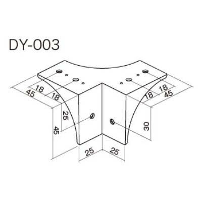 タカラ産業　DIYブロック 3方コーナー　レッド　【品番：DY-003-R】