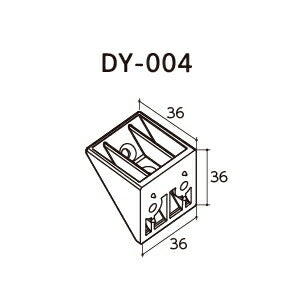 タカラ産業　DIYブロック 45°ジョイント　ホワイト　【品番：DY-004-W】