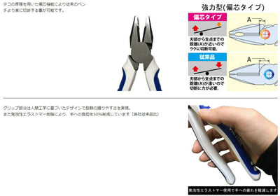 【メール便対応】ビクター（VICTOR）　電工強力ペンチ（偏芯） 185mm　【品番：265HGK-185】