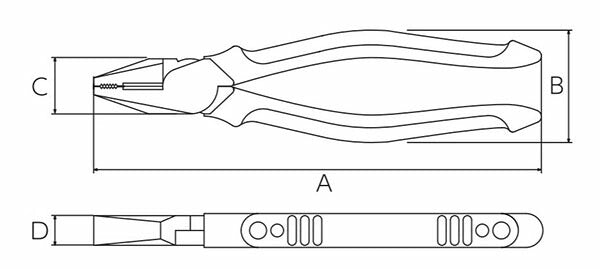 【メール便対応】ビクター（VICTOR）　ハイグレード マルチペンチ 200mm 　【品番：MCPHG-200】