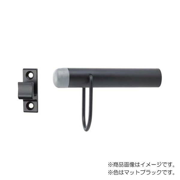 【メール便対応】MARUKI　シグナル戸当（フック付）（90mm）　クローム　【品番：B-123】