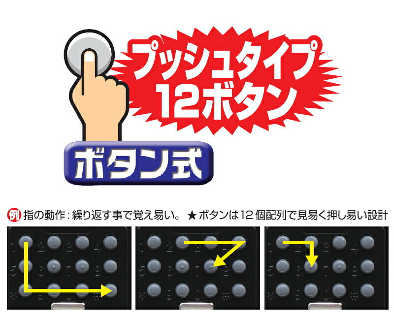 ノムラテック　ボタン式キーストック　【品番：N-1267】